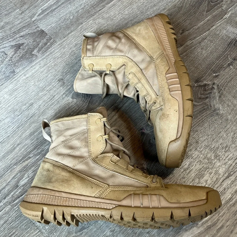 Nike SFB Field 8 British Khaki Mens Tactical Combat Boots 631360-222 Size 12